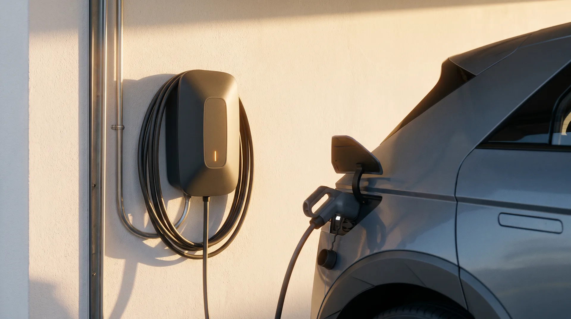 Wallbox nabíja elektromobil zo solárnych prebytkov