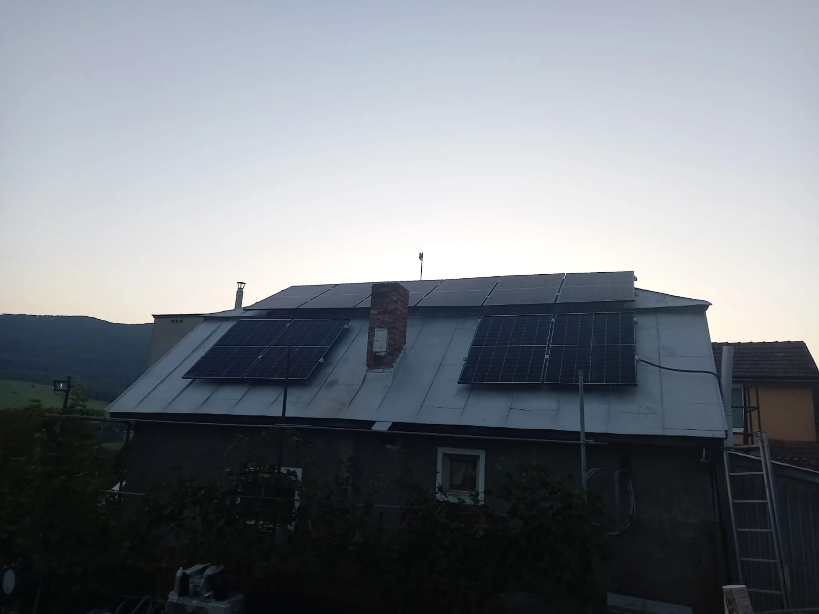 Fotovoltická elektráreň na rodinnom dome v Slančíku